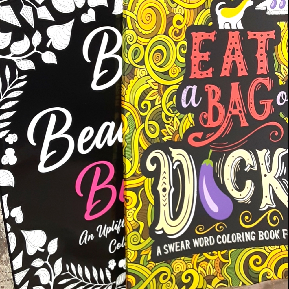 2 Adult Coloring Books